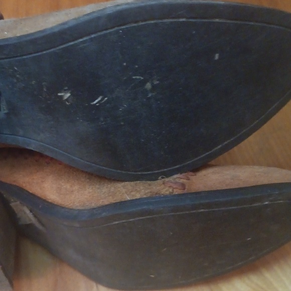 Musse & Cloud Patchwork Suede Ankle Boots - Brown and Tan - Picture 9 of 12